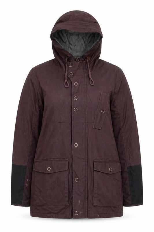 Womens UK Size M River Island Brown Parka Coat