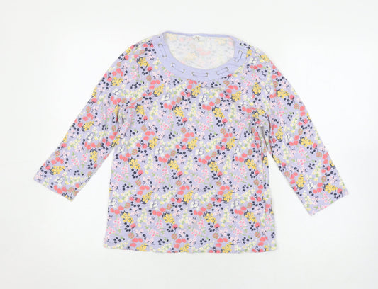 Womens UK Size 14 Cotton Traders Multicoloured  Blouse