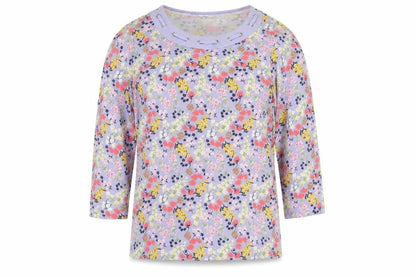 Womens UK Size 14 Cotton Traders Multicoloured  Blouse