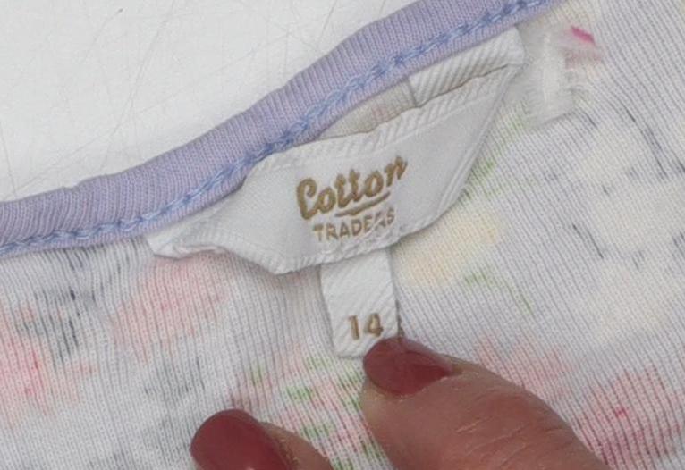 Womens UK Size 14 Cotton Traders Multicoloured  Blouse