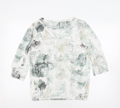 Womens UK Size XS Soyaconcept Multicoloured Jersey Blouse