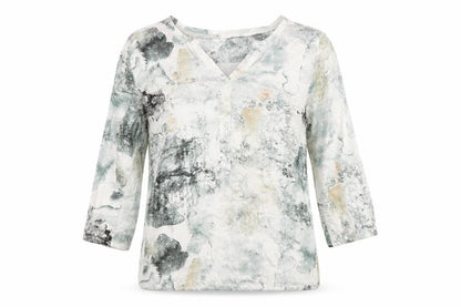 Womens UK Size XS Soyaconcept Multicoloured Jersey Blouse