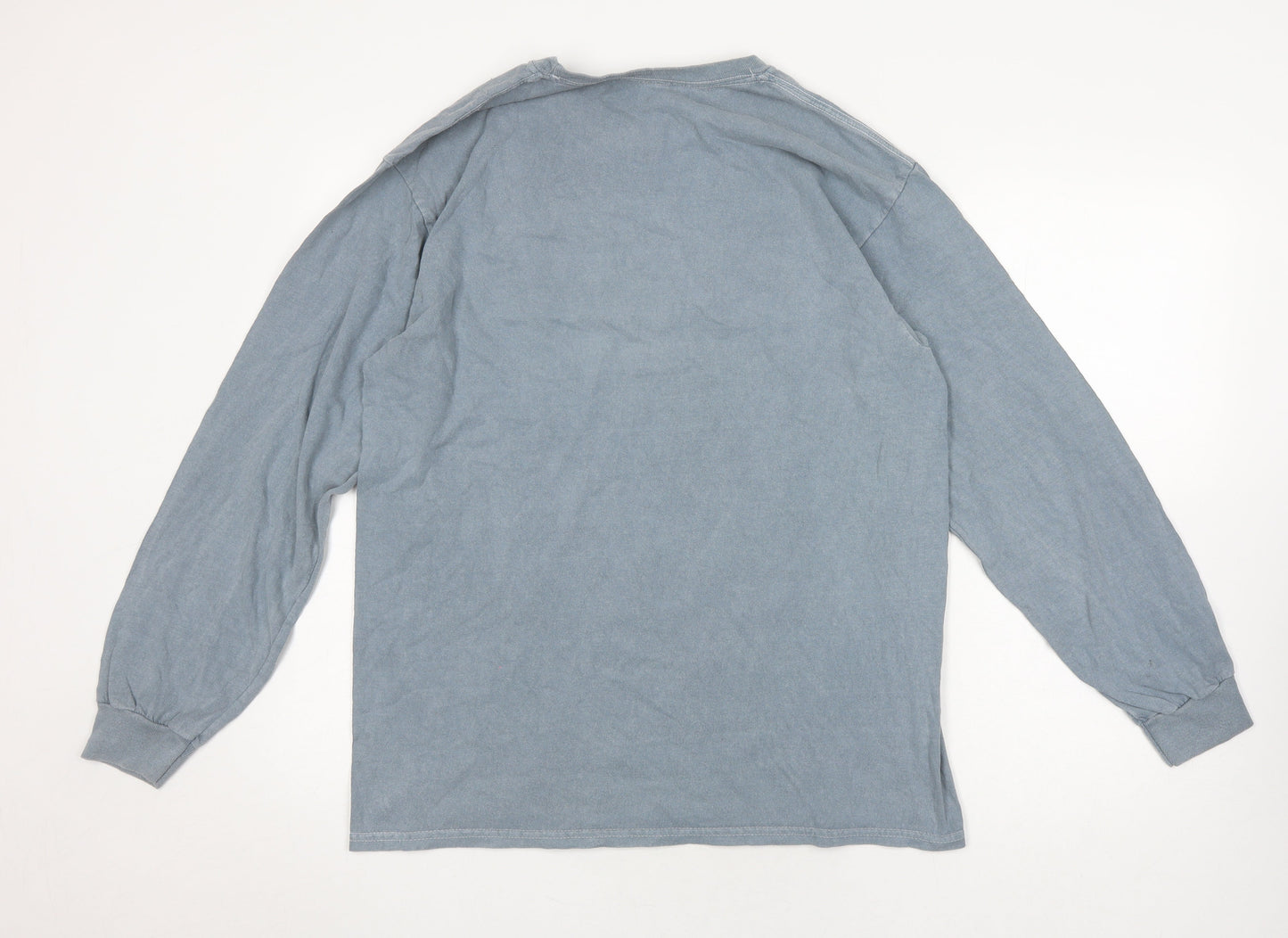 Urban Outfitters Blue Long Sleeve Crew Neck Shirt M