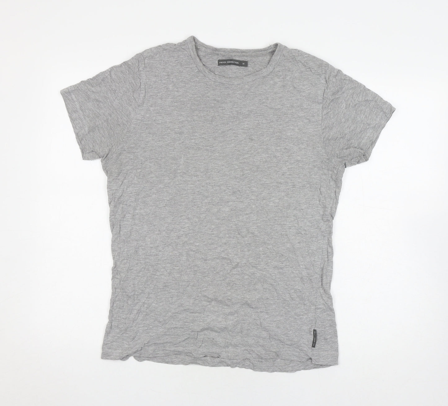 French Connection Grey T-Shirt, Unisex M, Casual Comfort