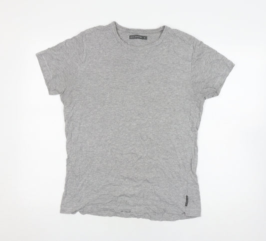 French Connection Grey T-Shirt, Unisex M, Casual Comfort
