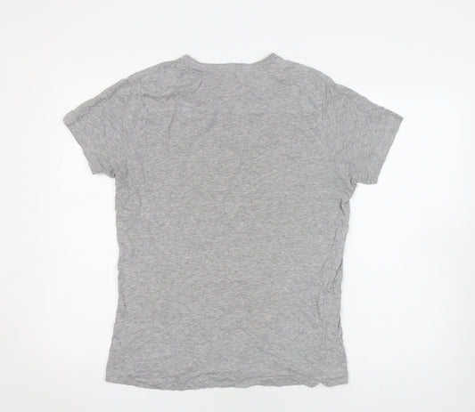French Connection Grey T-Shirt, Unisex M, Casual Comfort