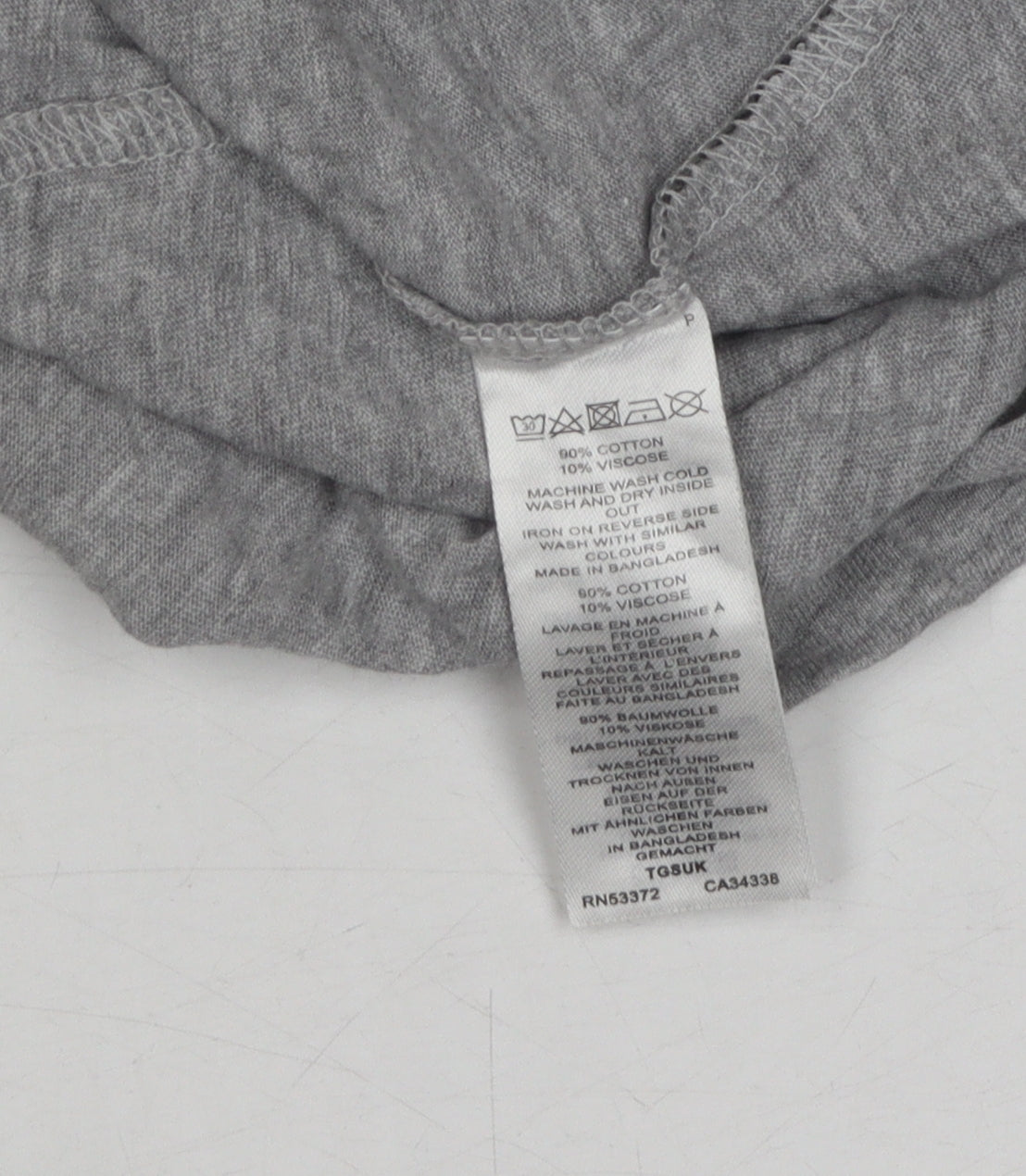 French Connection Grey T-Shirt, Unisex M, Casual Comfort