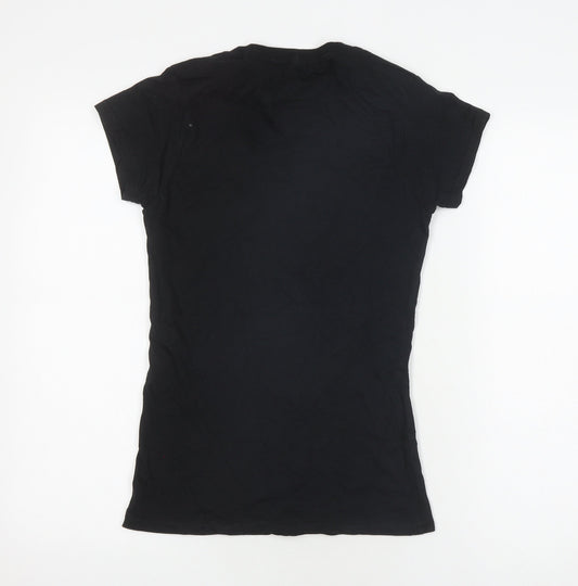 Womens UK Size S UFC Black  T-Shirt