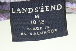 Lands' End Women's Multicoloured Paisley Turtleneck Tunic Size M