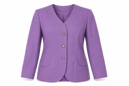Womens UK Size 12 Eastex Regular Purple Blazer