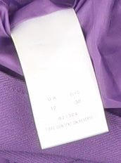 Eastex Women Purple Blazer Size 12 Lined Spring