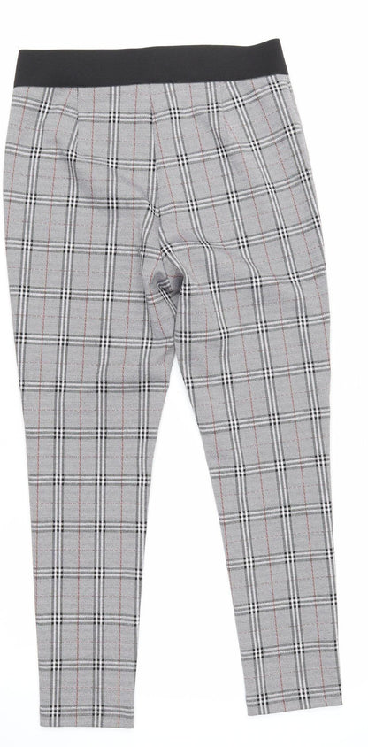 Womens UK Size 12 Marks and Spencer Regular Fit Cropped Multicoloured Trousers
