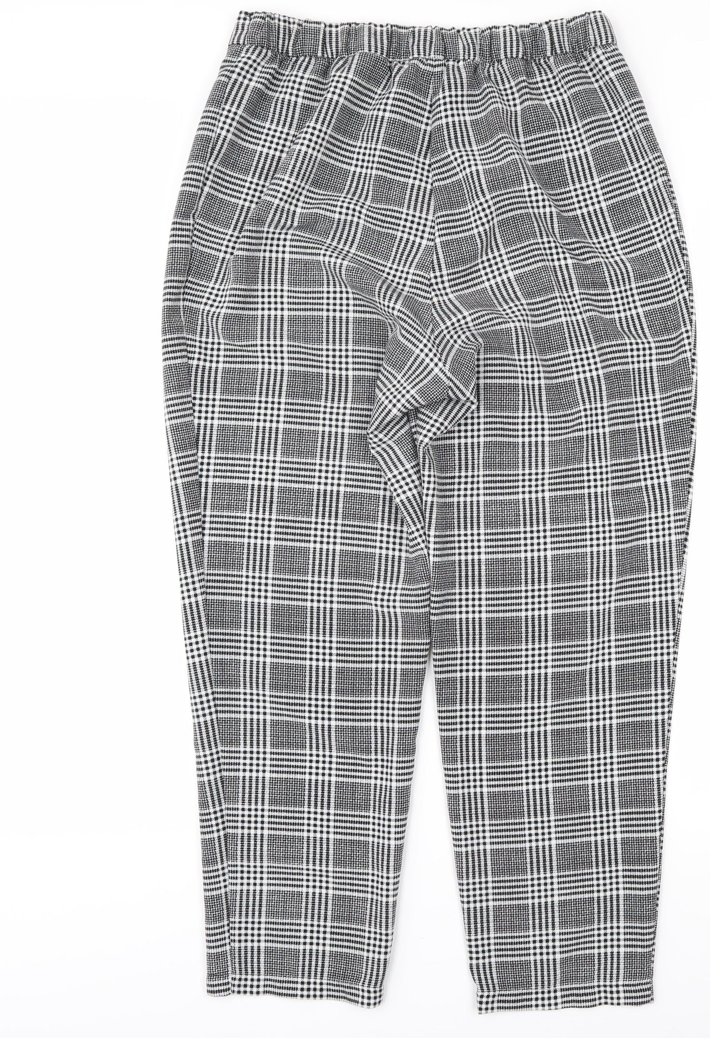 Womens UK Size S H&M Regular Fit Tapered Multicoloured Trousers