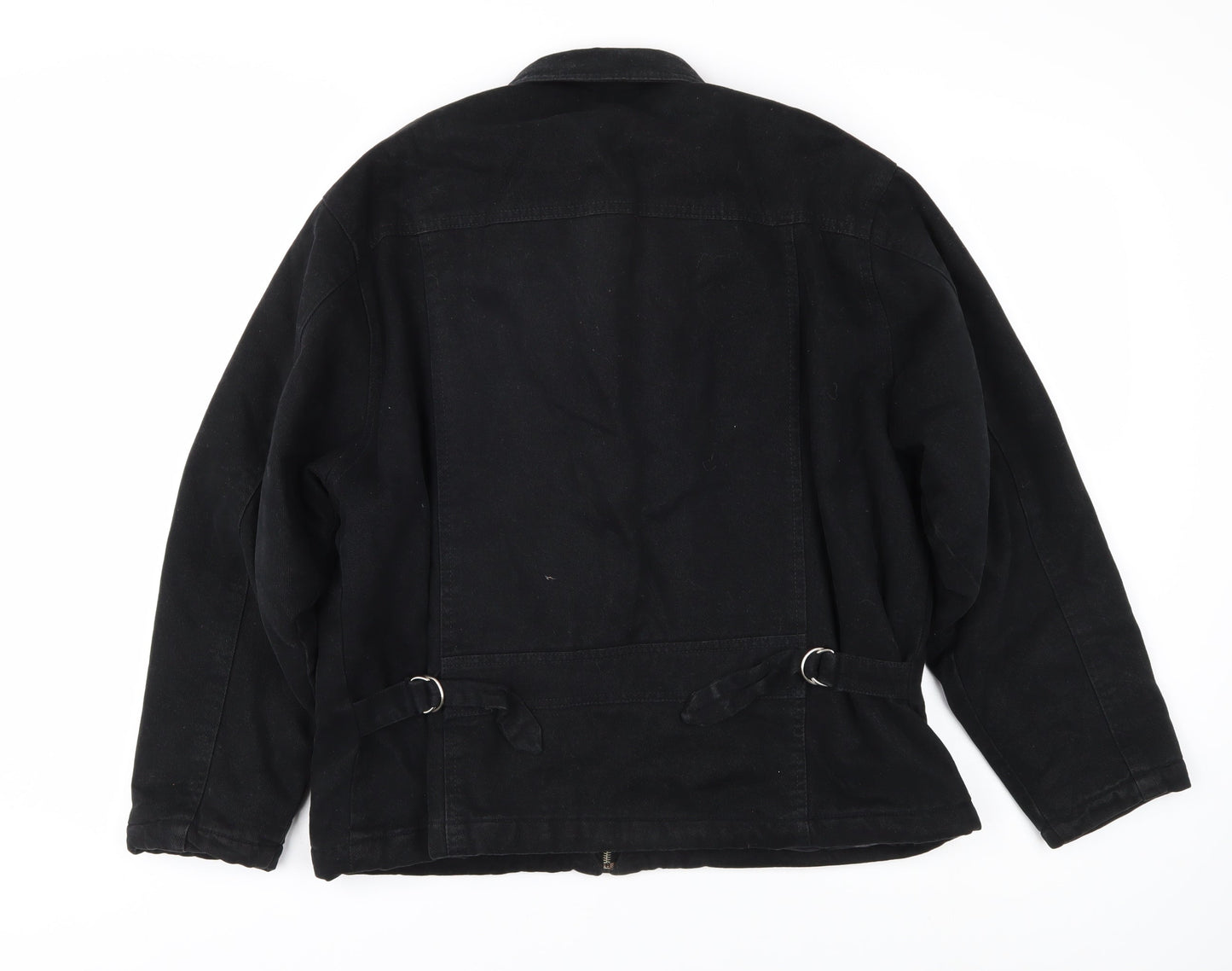 Mens UK Size L New Look Black Bomber Jacket