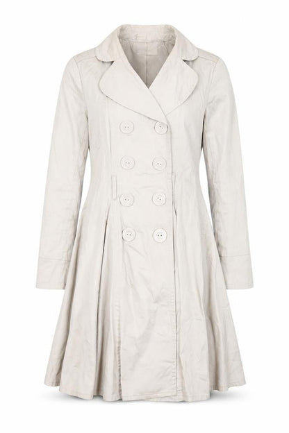 Womens UK Size 10 Lipsy Beige Trench Coat