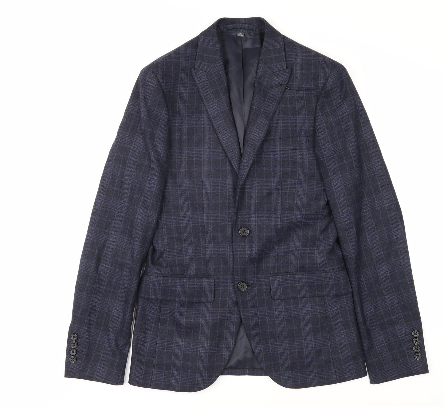 Mens UK Size 34 Marks and Spencer Regular Blue Suit Jacket