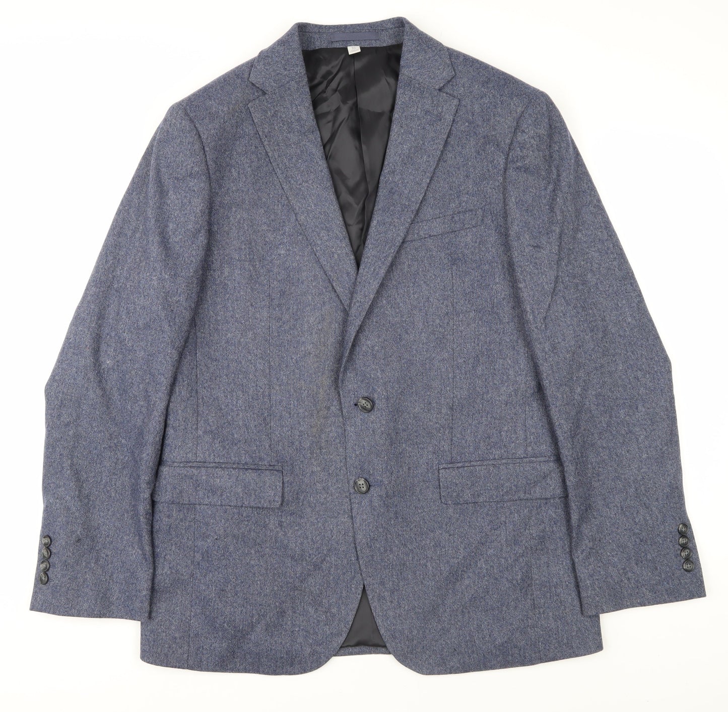 Mens UK Size 40 Marks and Spencer Regular Blue Suit Jacket