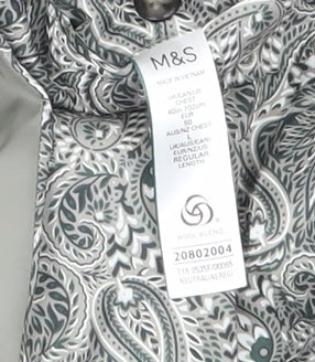 Mens UK Size 40 Marks and Spencer Regular Beige Suit Jacket