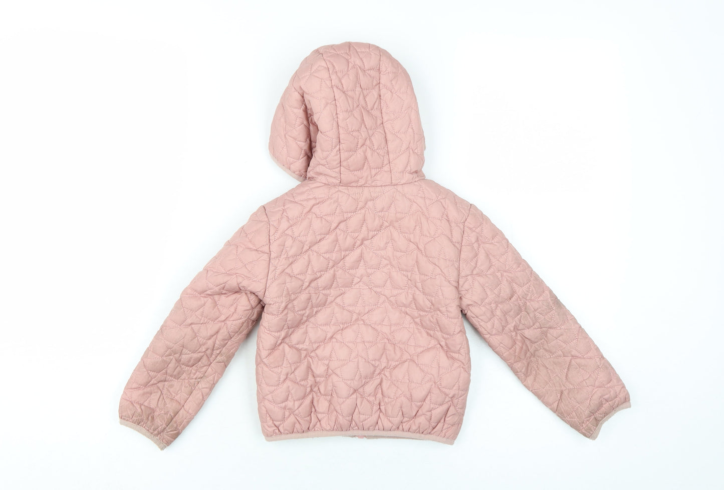 Marks and Spencer Girls Pink Quilted Puffer Jacket 4-5 Years