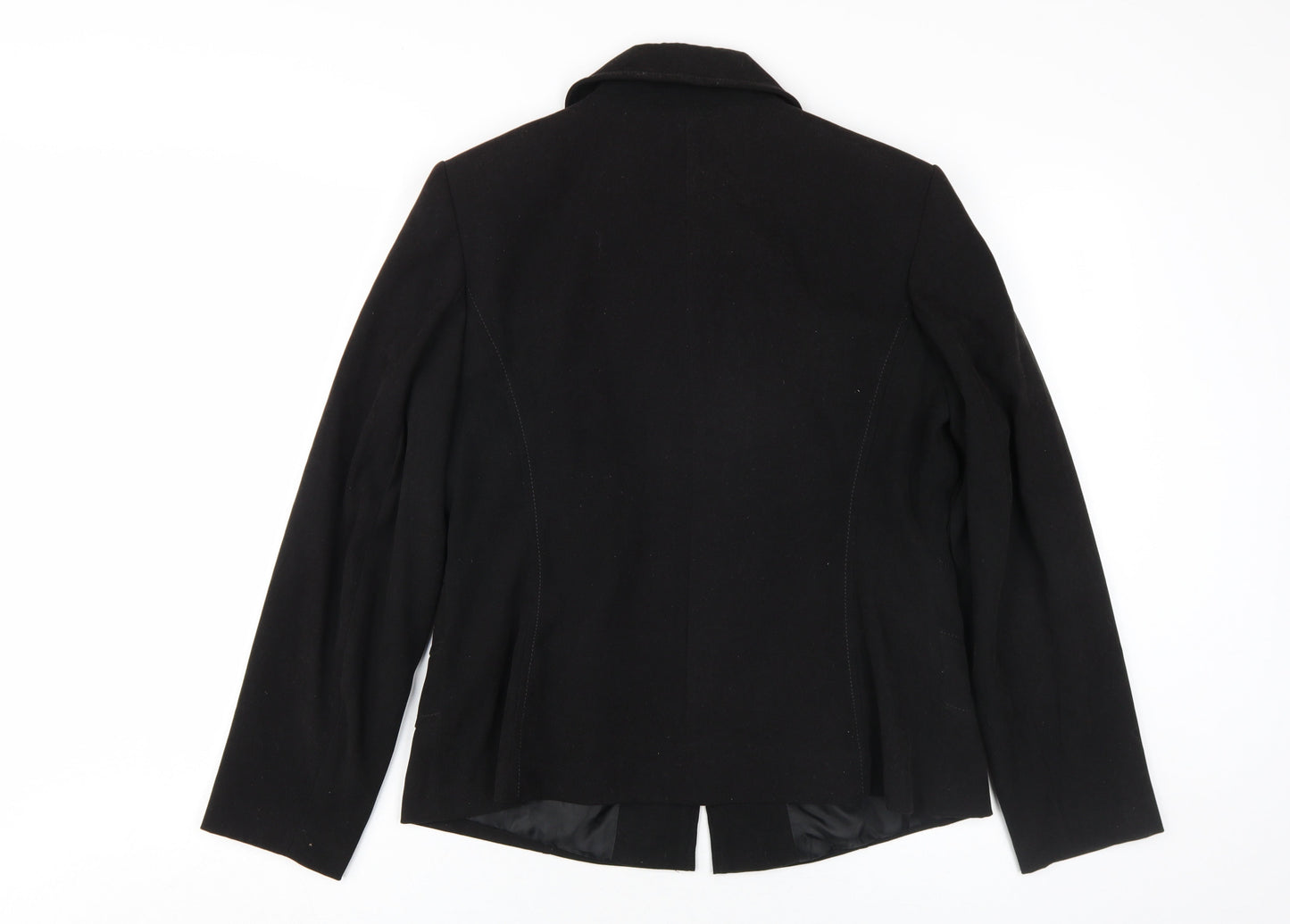 Womens UK Size 14 BM Black Basic Jacket