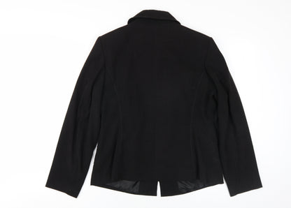 Womens UK Size 14 BM Black Basic Jacket