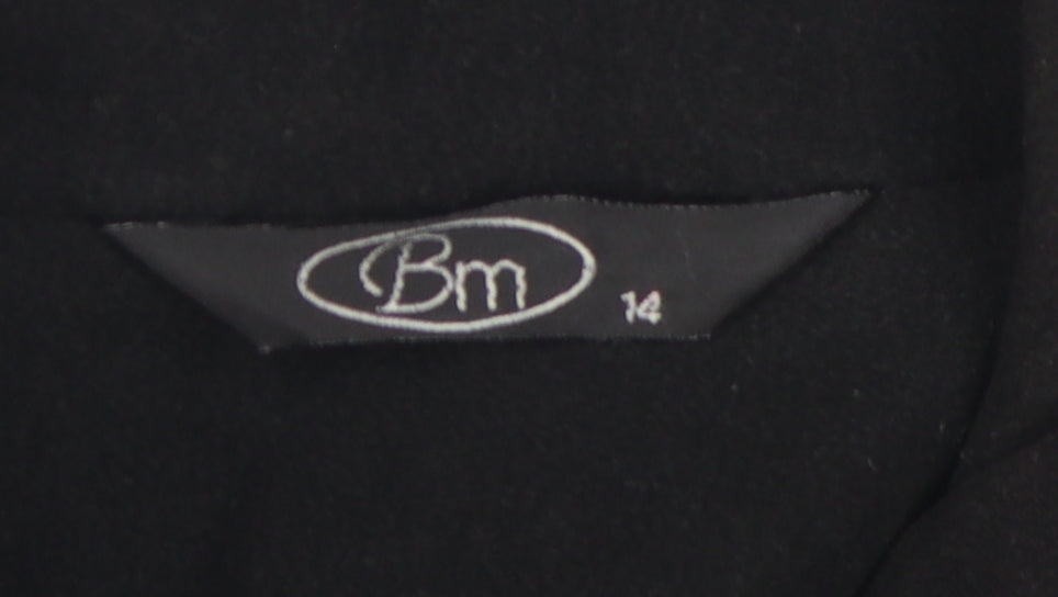 Womens UK Size 14 BM Black Basic Jacket