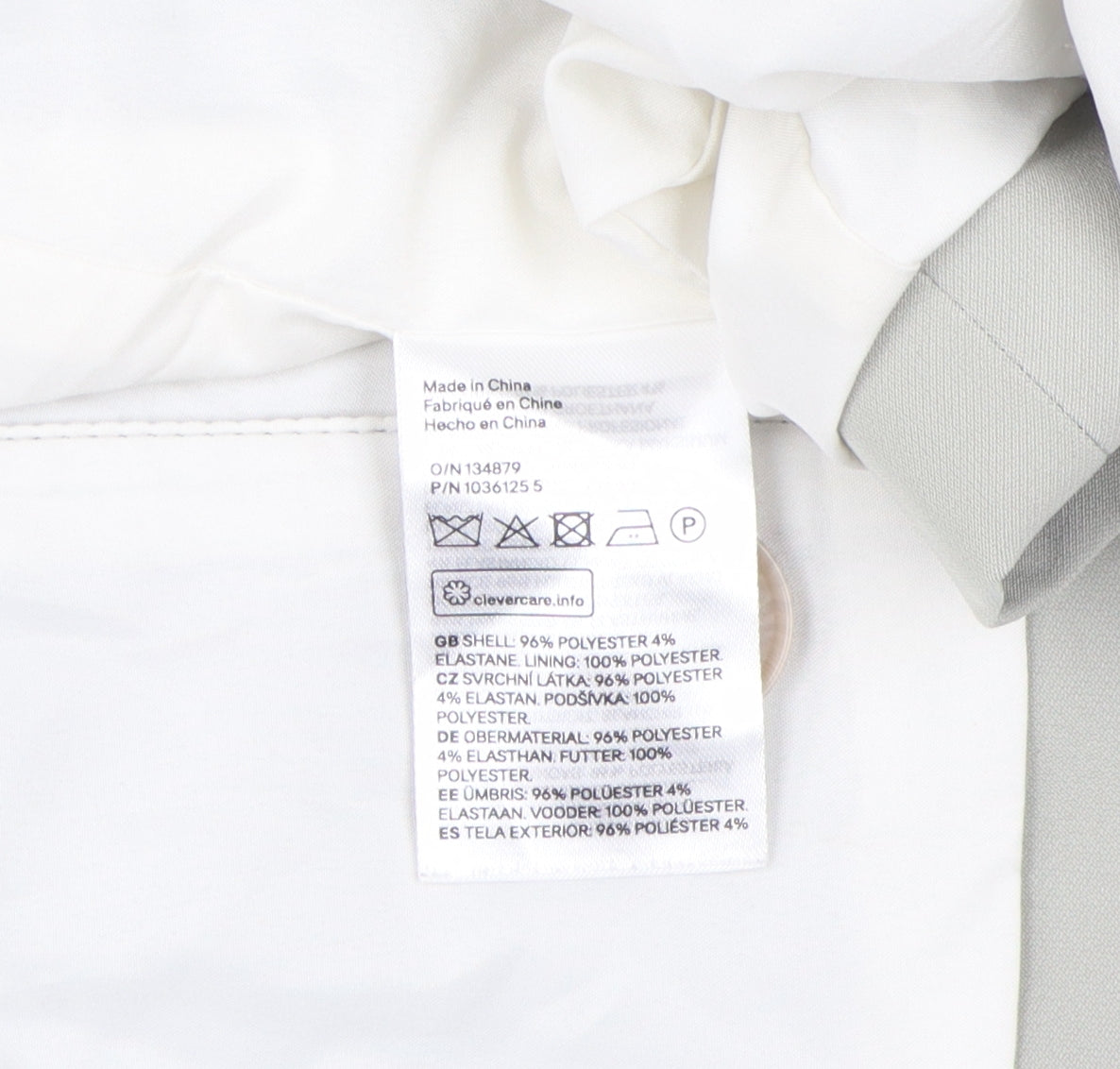 H&M Women's Grey Double Breasted Blazer Size 8