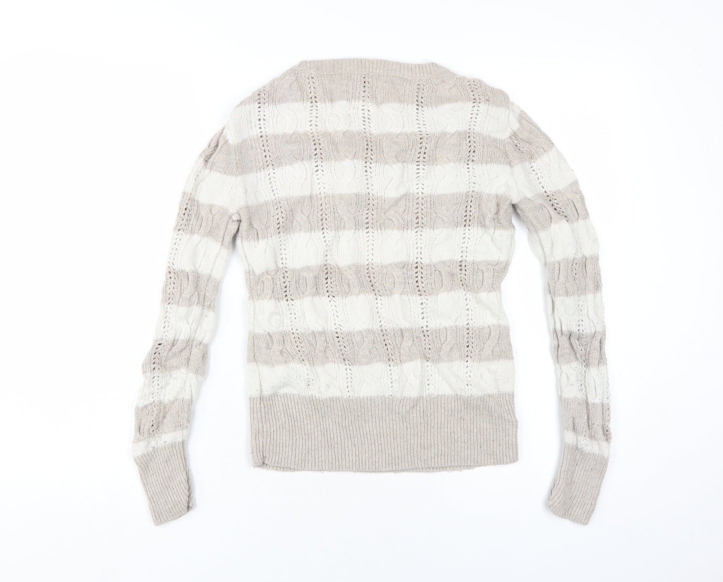 Womens UK Size M Aphorism Beige Pullover Jumper