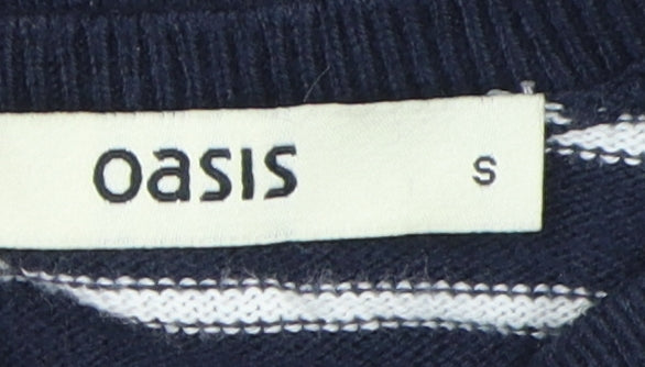 Womens UK Size S Oasis Multicoloured Pullover Jumper