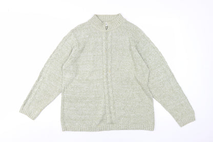 Womens UK Size M Jumper Ivory Cardigan Jumper