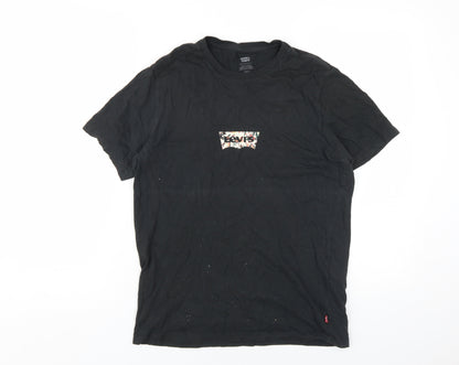 Unisex Adults UK Size S Levi's Black Basic T-Shirt