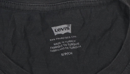 Unisex Adults UK Size S Levi's Black Basic T-Shirt