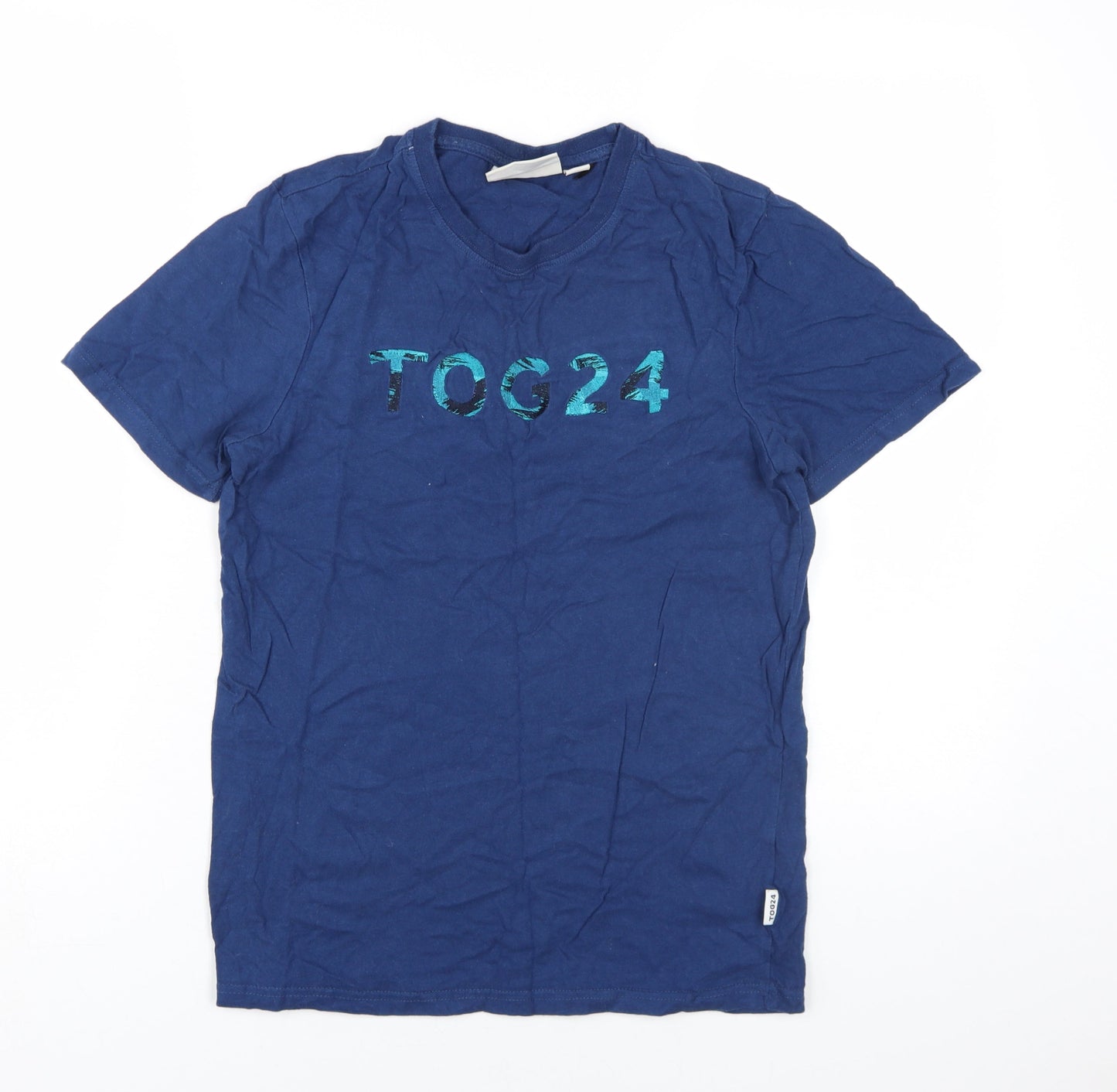 Unisex Adults UK Size S TOG24 Blue Basic T-Shirt