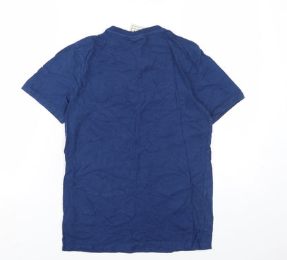 Unisex Adults UK Size S TOG24 Blue Basic T-Shirt