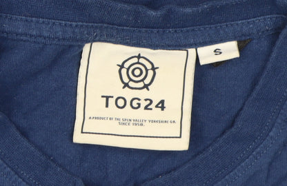 Unisex Adults UK Size S TOG24 Blue Basic T-Shirt