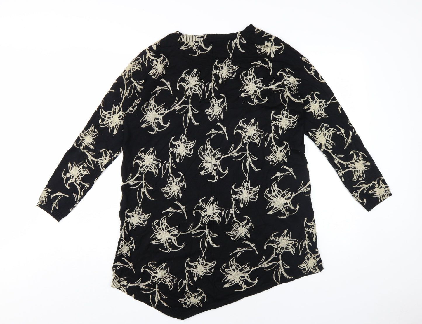 Womens UK Size 12/14 Julipa Black Pullover Jumper