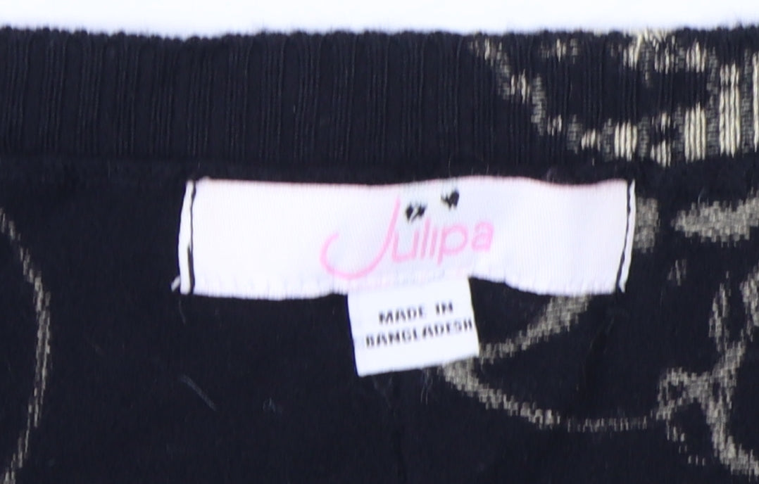 Womens UK Size 12/14 Julipa Black Pullover Jumper
