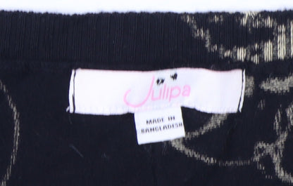 Womens UK Size 12/14 Julipa Black Pullover Jumper