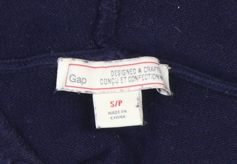 Gap Women's Blue Striped Pullover Hoodie Size S