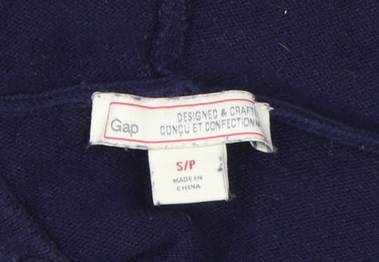 Gap Women's Blue Striped Pullover Hoodie Size S