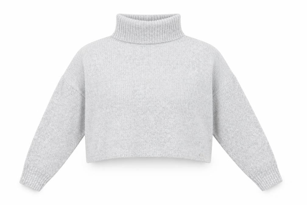Womens UK Size S Hollister Grey Pullover Jumper