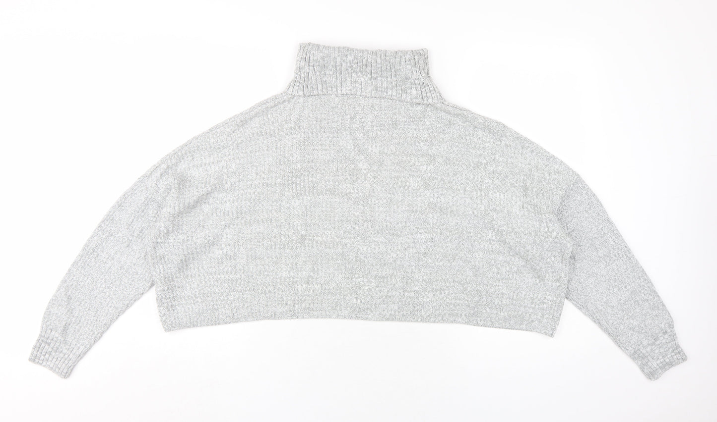 Womens UK Size S Hollister Grey Pullover Jumper