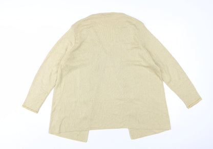 Womens UK Size 18-20 Berketex Gold Cardigan Jumper