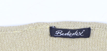 Womens UK Size 18-20 Berketex Gold Cardigan Jumper