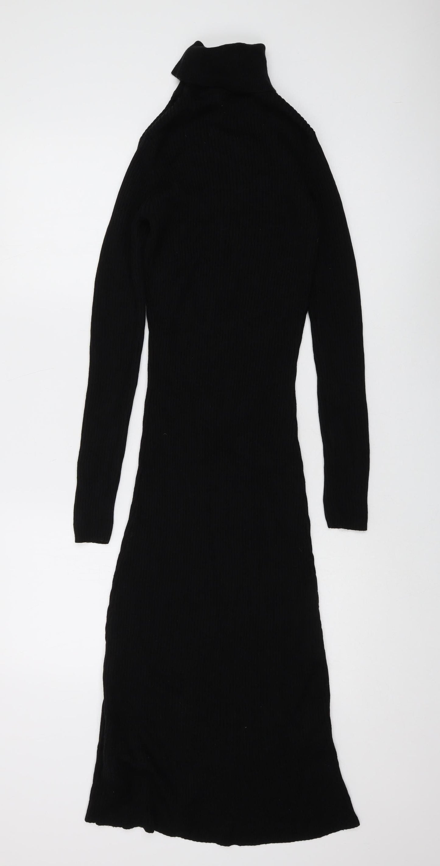 Brave Soul Women's Black Long Knit Dress XS