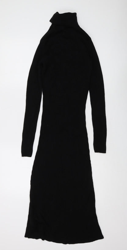 Brave Soul Women's Black Long Knit Dress XS