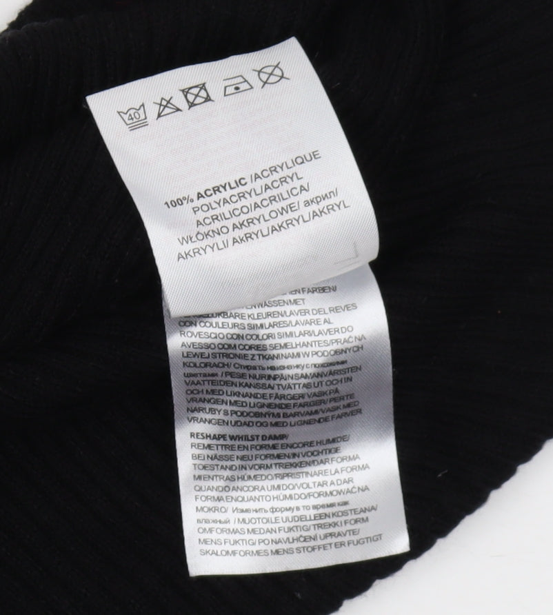 Brave Soul Women's Black Long Knit Dress XS