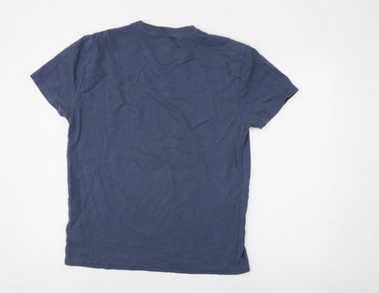 Mens UK Size S Hollister Blue  T-Shirt