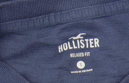 Mens UK Size S Hollister Blue  T-Shirt