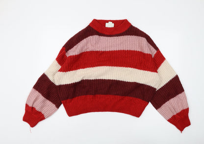 Womens UK Size M Monki Multicoloured Pullover Jumper